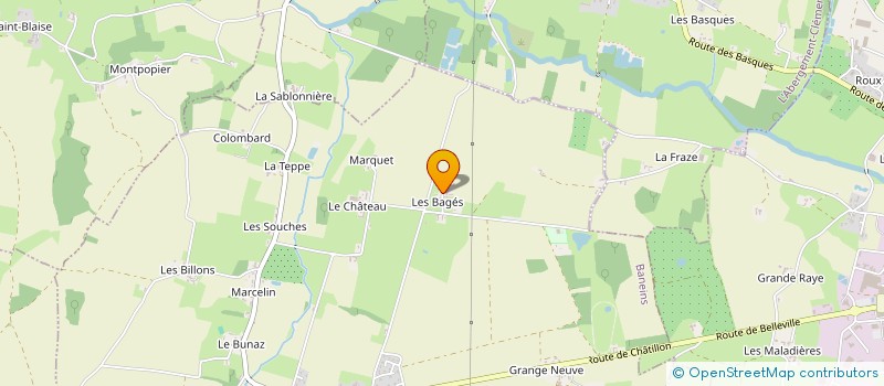 localisation de l'entreprise GAEC DU BUIRE à SAINT-TRIVIER-SUR-MOIGNANS