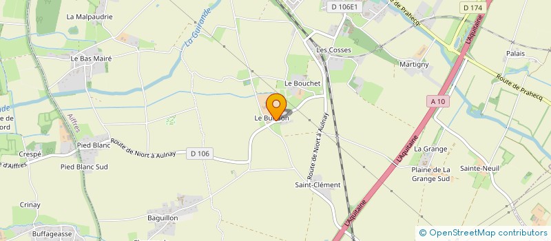 localisation de l'entreprise GAEC DU BUISSON à AIFFRES