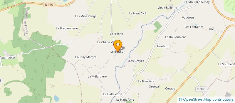 localisation de l'entreprise GAEC DU BUISSON à SAINT-FULGENT-DES-ORMES