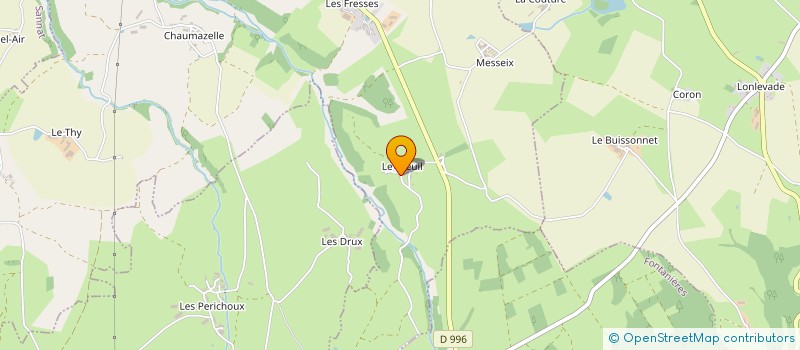 localisation de l'entreprise GAEC DU BUISSONNET à EVAUX LES BAINS