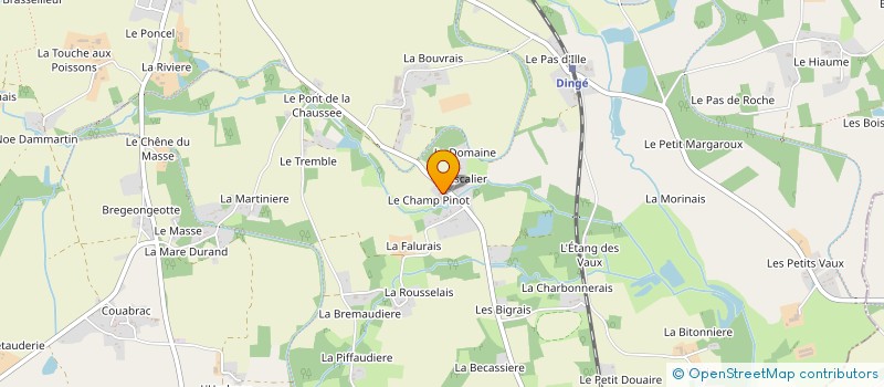 localisation de l'entreprise GAEC DU CAMP DE TANOUARN à GUIPEL