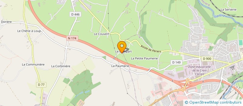 localisation de l'entreprise GAEC DU CAMPART à AGNEAUX