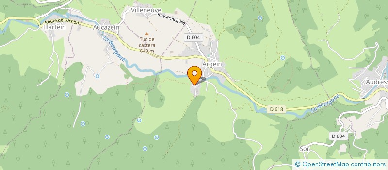localisation de l'entreprise GAEC DU CAMPAS ET FILS à ARGEIN
