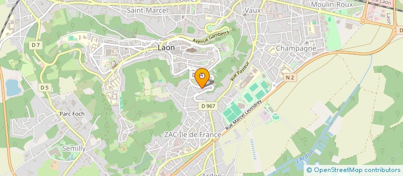 localisation de l'entreprise GAEC DU CANADA à LAON