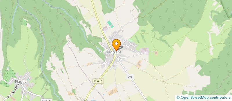 localisation de l'entreprise GAEC DU CANTON à CHANTRANS