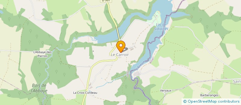 localisation de l'entreprise GAEC DU CARROIR à SIDIAILLES
