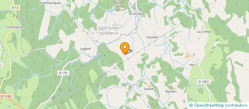 localisation de l'entreprise GAEC DU CAYRE à GOULLES