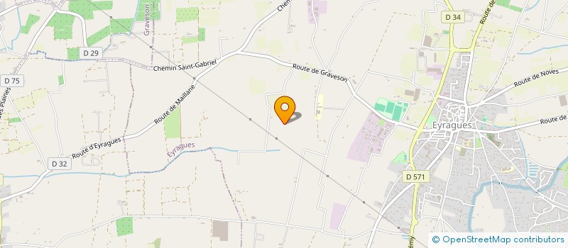 localisation de l'entreprise GAEC DU CENTAURE  EYRAGUES