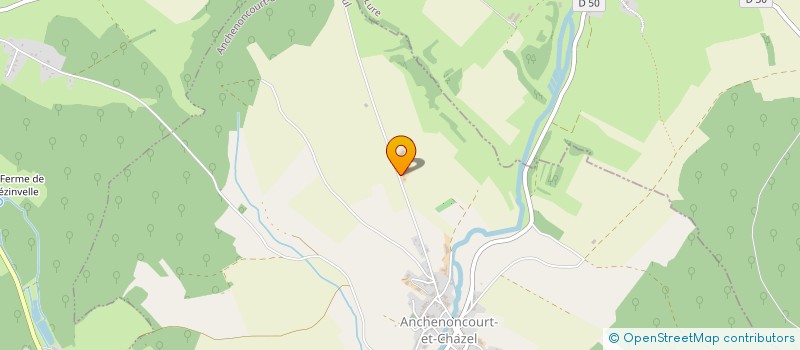localisation de l'entreprise GAEC DU CERISER BENI  ANCHENONCOURT-ET-CHAZEL