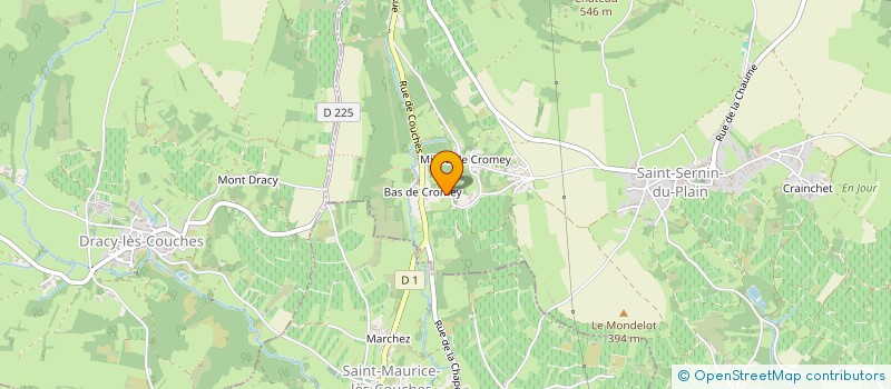 localisation de l'entreprise GAEC DU CHALET à SAINT-LEGER-SUR-DHEUNE