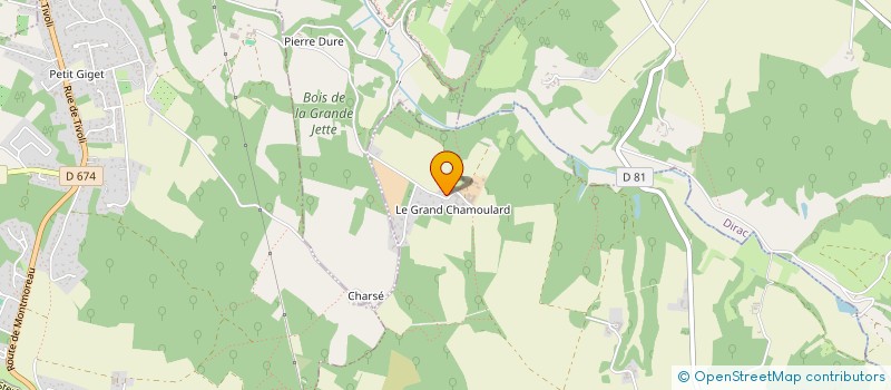 localisation de l'entreprise GAEC DU CHAMOULARD à TORSAC