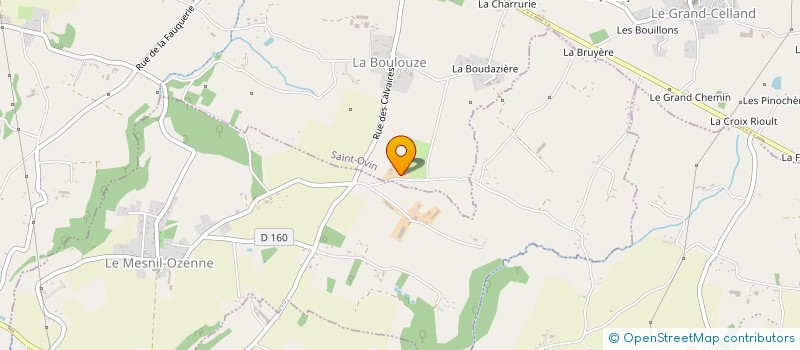 localisation de l'entreprise GAEC DU CHAMP BAZIN à SAINT-QUENTIN-SUR-LE-HOMME