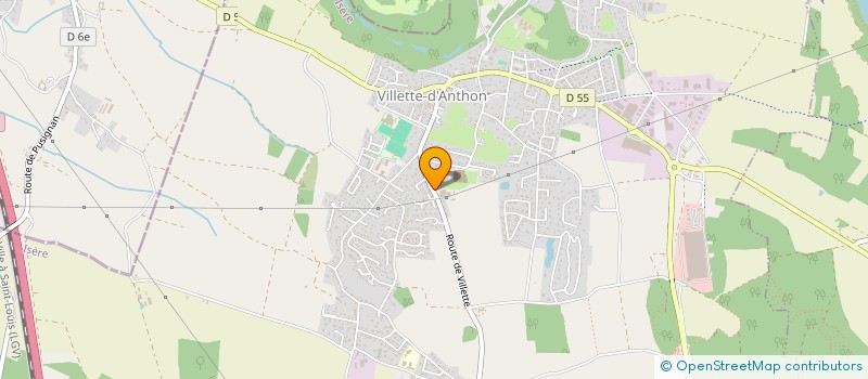 localisation de l'entreprise GAEC DU CHAMP BLANC  VILLETTE-D'ANTHON