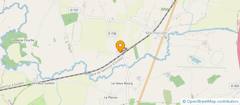localisation de l'entreprise GAEC DU CHAMP BOURDIN à CHAILLOUE
