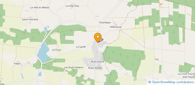 localisation de l'entreprise GAEC DU CHAMP DE L'EPINE à SAINT-MARTIN-SUR-OUST