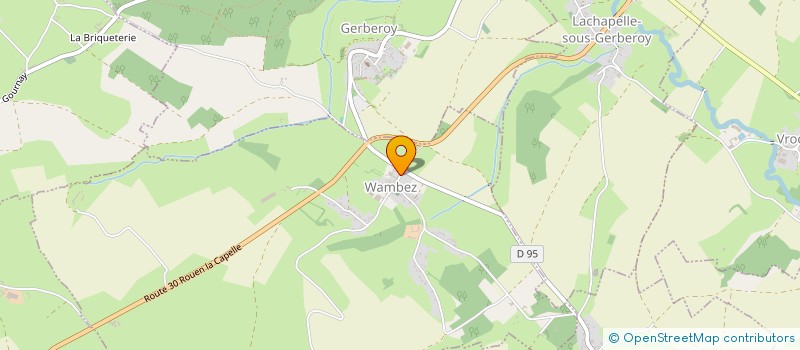 localisation de l'entreprise GAEC DU CHAMP DE L'OREILLE à WAMBEZ