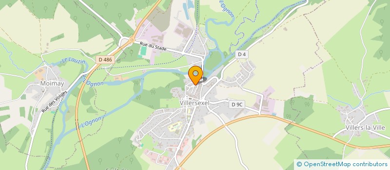 localisation de l'entreprise GAEC DU CHAMP DU FOUR  MOIMAY