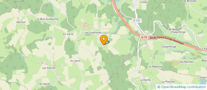 localisation de l'entreprise GAEC DU CHAMP FRAISIER à VEROSVRES