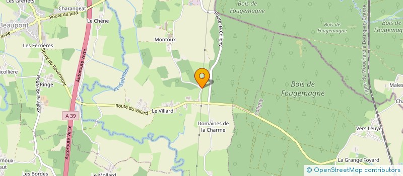localisation de l'entreprise GAEC DU CHAMP LOTTE à DOMSURE