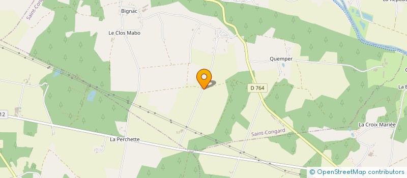 localisation de l'entreprise GAEC DU CHAMP VINOT  SAINT-CONGARD