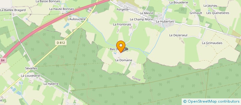 localisation de l'entreprise GAEC DU CHANTIER  RIVES-DU-COUESNON