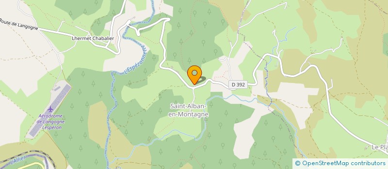 localisation de l'entreprise GAEC DU CHAPELAS  LE PLAGNAL