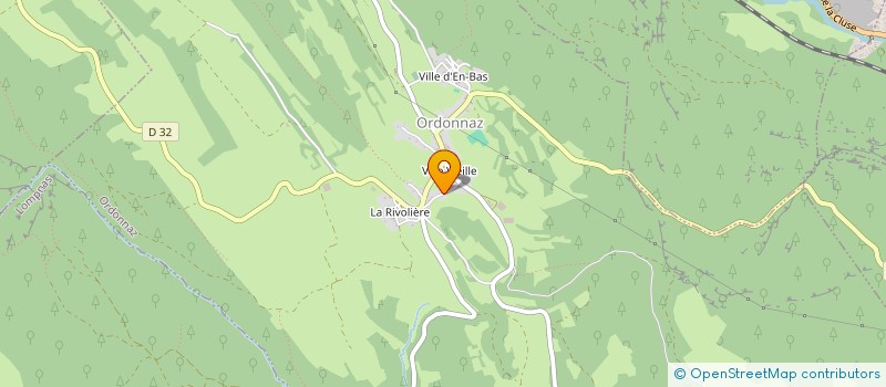 localisation de l'entreprise GAEC DU CHARVEYRON à ORDONNAZ