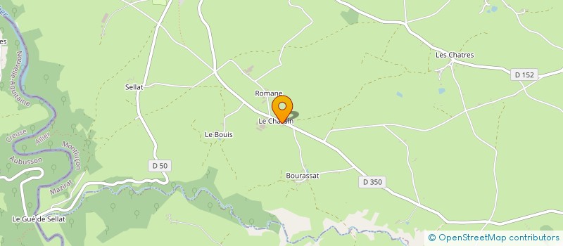 localisation de l'entreprise GAEC DU CHASSIN à MAZIRAT