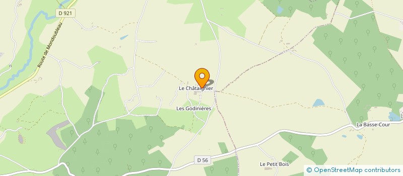 localisation de l'entreprise GAEC DU CHATAIGNIER à SARGE-SUR-BRAYE