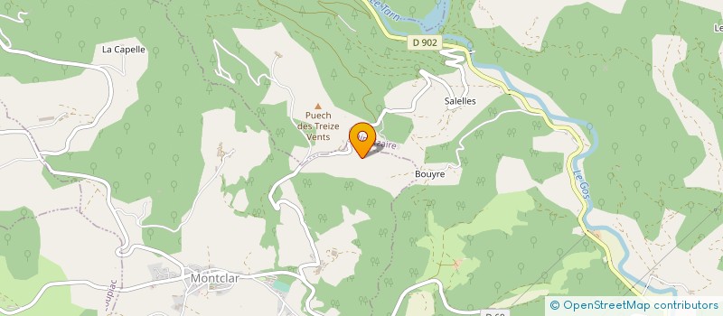 localisation de l'entreprise GAEC DU CHATEAU  SAINT-JUERY