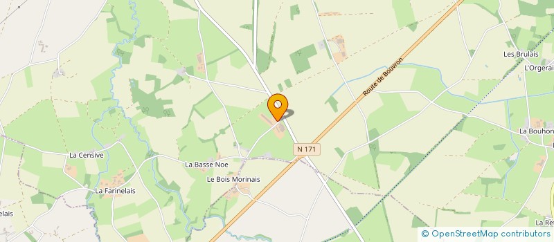 localisation de l'entreprise GAEC DU CHATEAU DE LA NOE  BLAIN