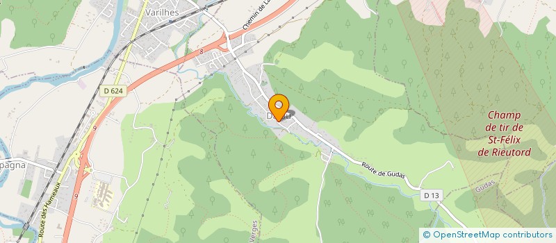 localisation de l'entreprise GAEC DU CHATEAUVIEUX à MONTEGUT-PLANTAUREL