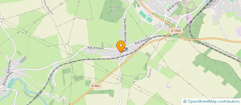 localisation de l'entreprise GAEC DU CHAUFOUR  BUIRE