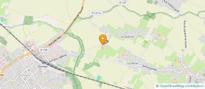 localisation de l'entreprise GAEC DU CHEMIN ROUSSEAU à LANDAS