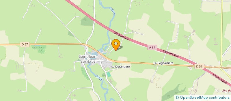 localisation de l'entreprise GAEC DU CHENE à SAINTE-SUZANNE-ET-CHAMMES