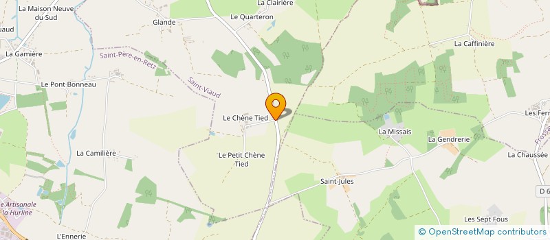 localisation de l'entreprise GAEC DU CHENE TIED à SAINT-VIAUD