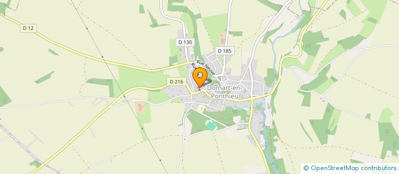 localisation de l'entreprise GAEC DU CHEVAL BLANC  DOMART-EN-PONTHIEU