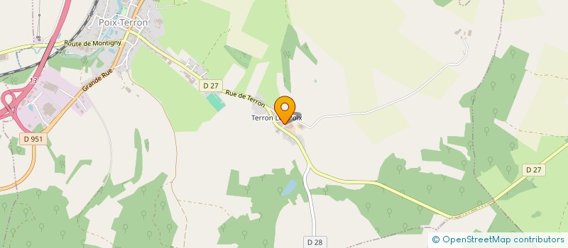 localisation de l'entreprise GAEC DU CHEVAL SANS NOM  POIX-TERRON