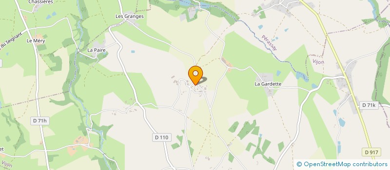 localisation de l'entreprise GAEC DU CHEZEAU à VIJON