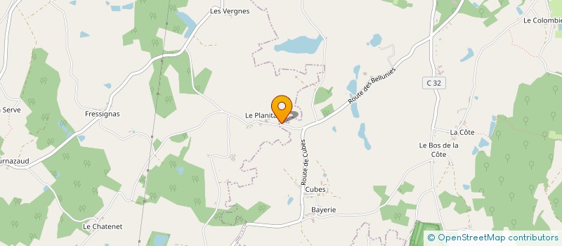 localisation de l'entreprise GAEC DU CLOS  SAINT-LAURENT-SUR-GORRE