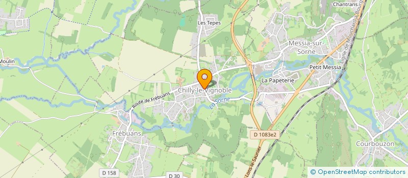 localisation de l'entreprise GAEC DU CLOS DES GRIVES  CHILLE