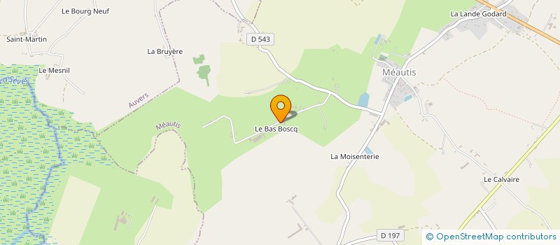 localisation de l'entreprise GAEC DU CLOS MARIN à MEAUTIS