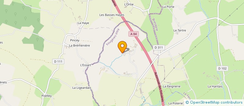 localisation de l'entreprise GAEC DU CLOS NEUF à MAEN ROCH