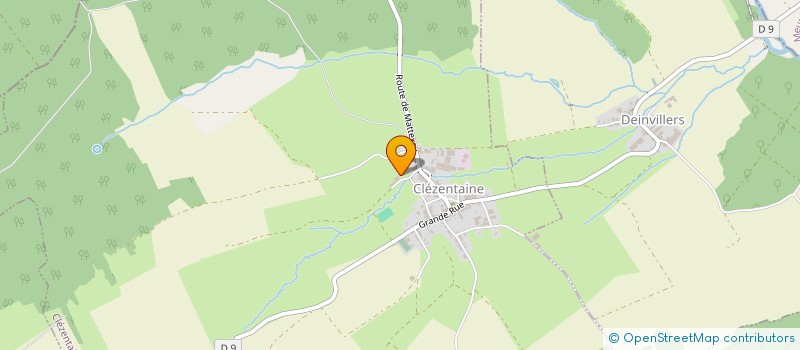 localisation de l'entreprise GAEC DU CLOS PRE  CLEZENTAINE