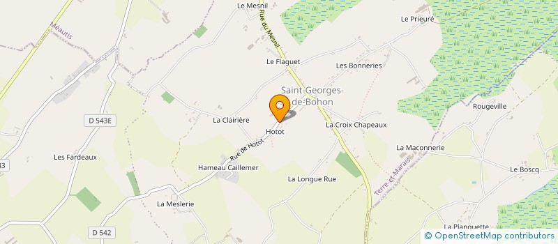 localisation de l'entreprise GAEC DU CLOS ROSET à TERRE-ET-MARAIS