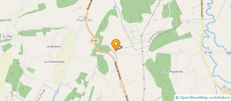 localisation de l'entreprise GAEC DU CLOS SAINT SAUVEUR à MANERBE