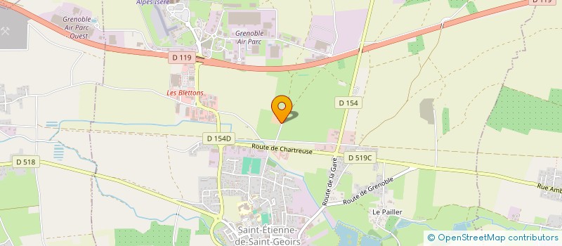 localisation de l'entreprise GAEC DU CLOT MIGNOT à SAINT-ETIENNE-DE-SAINT-GEOIRS
