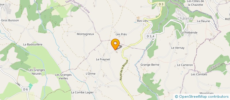 localisation de l'entreprise GAEC DU CLUZEL à GRAMMOND