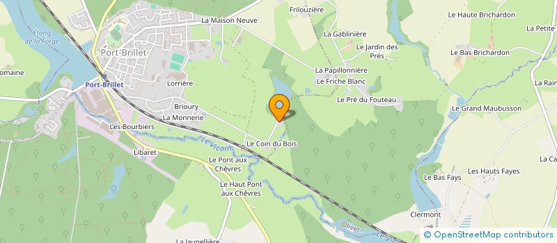 localisation de l'entreprise GAEC DU COIN DU BOIS à PORT-BRILLET