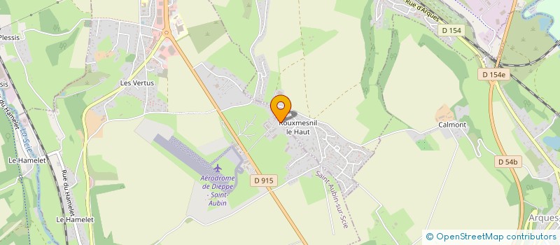 localisation de l'entreprise GAEC DU COLOMBIER  SAINT-AUBIN-SUR-SCIE